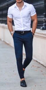 Navy Blue Pant Matching Shirt